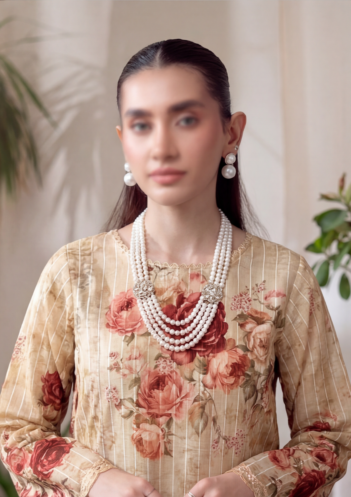 3 Piece - Embroidered Lawn - Fantak V303 - 05