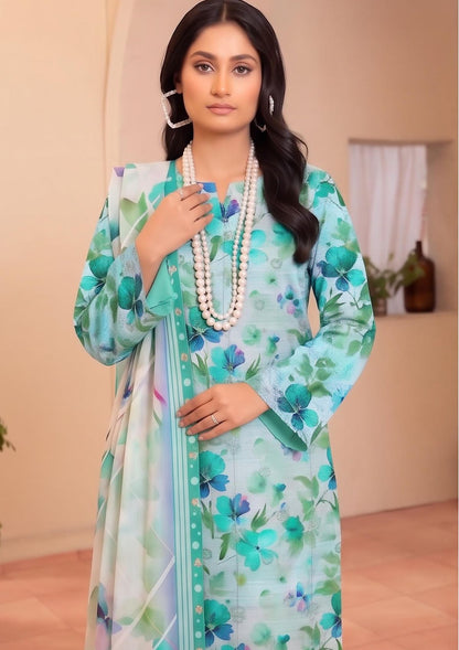 3 Piece - Embroidered Lawn - Fantak V177 - 07