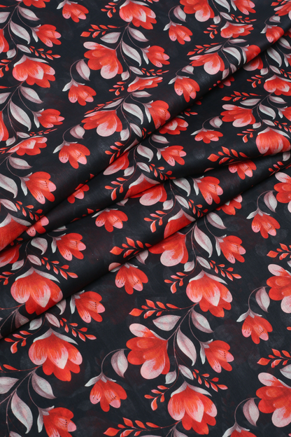 2 Piece - Digitally Printed Lawn - F1 - D2103