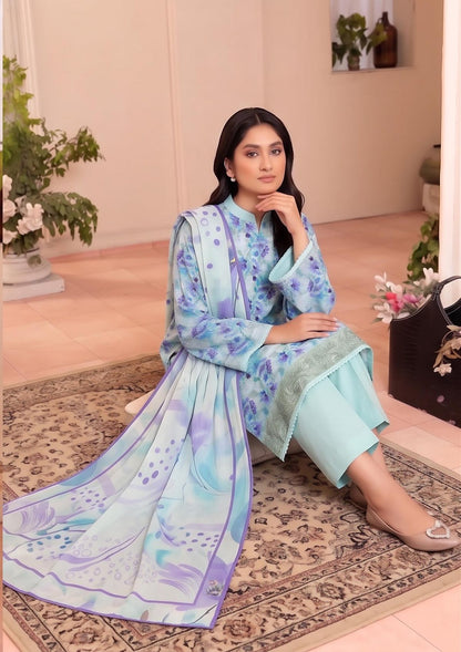 3 Piece - Embroidered Lawn - Fantak V177 - 09