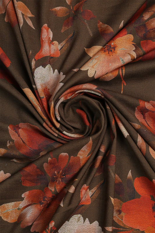 3 Piece - Digitally Printed Dhanak - WD101