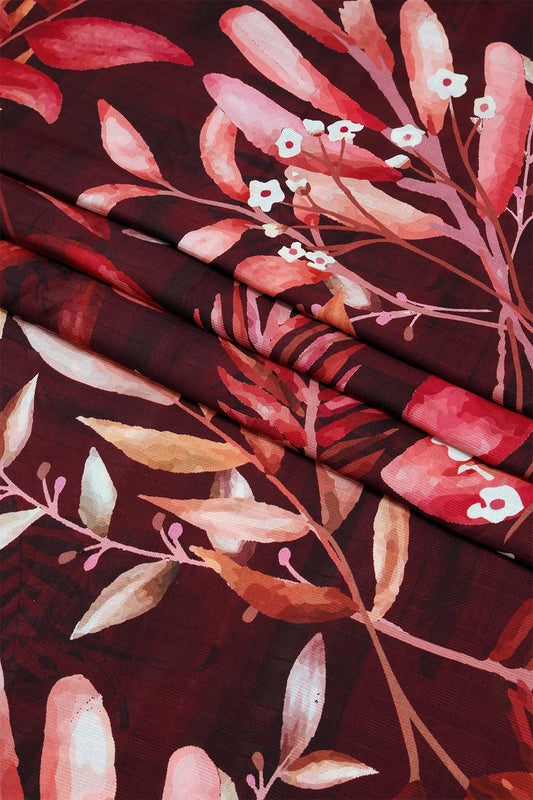 3 Piece - Digitally Printed Doriya Viscose - WD301