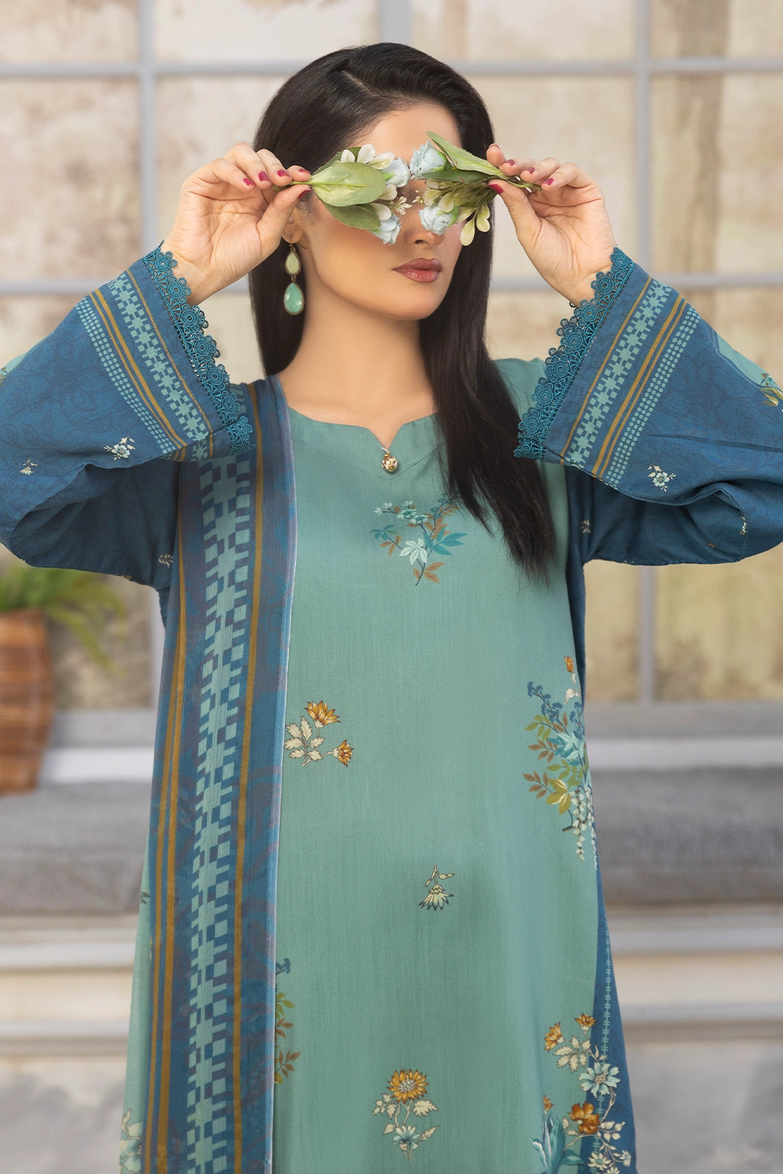 3 Piece - Digitally Printed Viscose - WD501