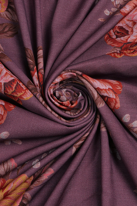 3 Piece - Digitally Printed Dhanak - WD110