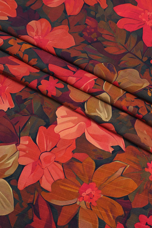 3 Piece - Digitally Printed Doriya Viscose - WD310