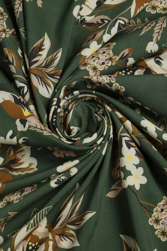 2 Piece - Digitally Printed Doriya Linen - WD610