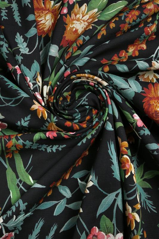 2 Piece - Digitally Printed Doriya Linen - WD710