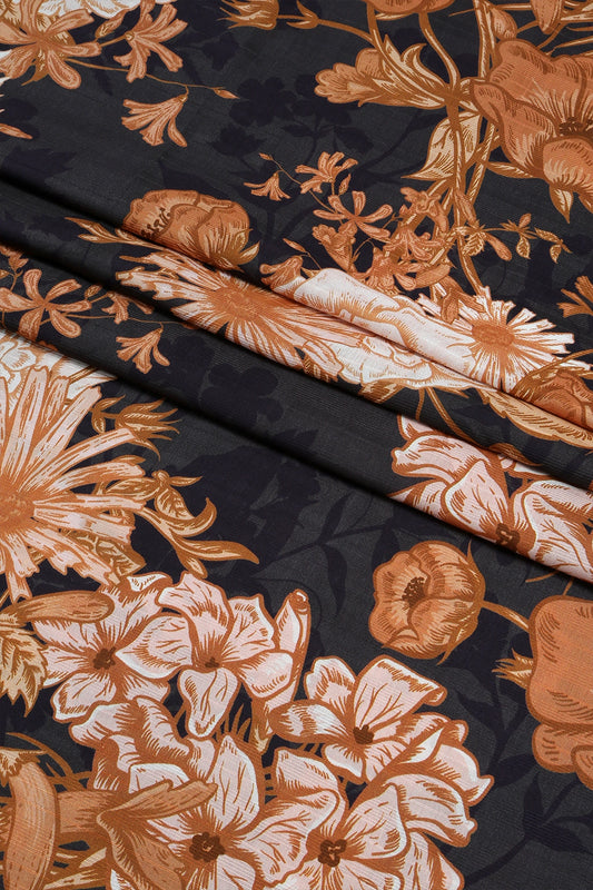 3 Piece - Digitally Printed Doriya Viscose - WD312