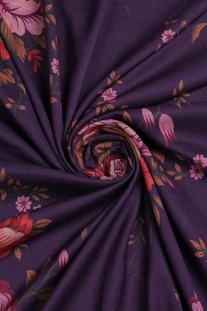3 Piece - Digitally Printed Dhanak - WD102