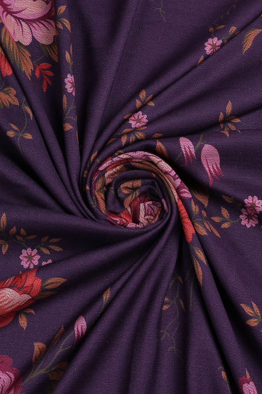3 Piece - Digitally Printed Dhanak - WD102