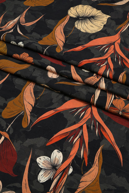 3 Piece - Digitally Printed Doriya Viscose - WD302