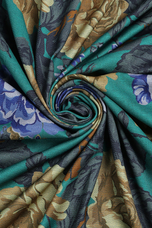 3 Piece - Digitally Printed Dhanak - WD104