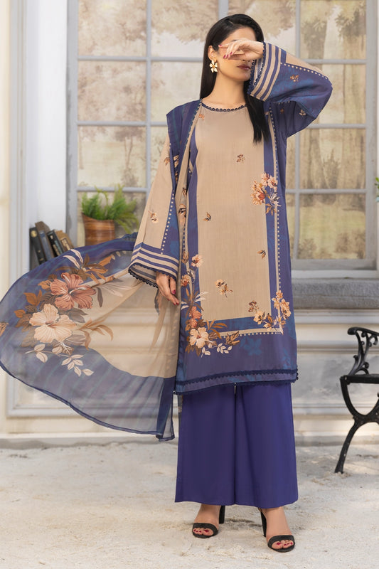 3 Piece - Digitally Printed Viscose - WD504