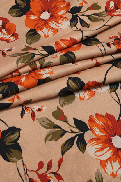 2 Piece - Digitally Printed Doriya Linen - WD605