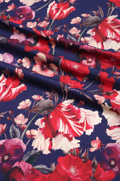2 Piece - Digitally Printed Doriya Linen - WD705