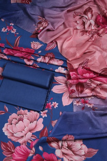 3 Piece - Digitally Printed Viscose - WD206