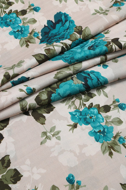 2 Piece - Digitally Printed Doriya Linen - WD606