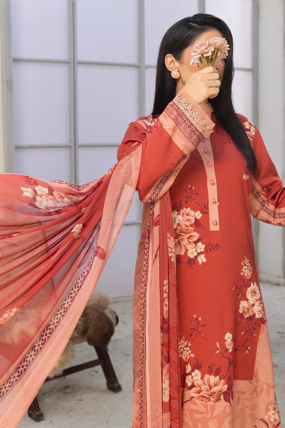 3 Piece - Digitally Printed Viscose - WD506