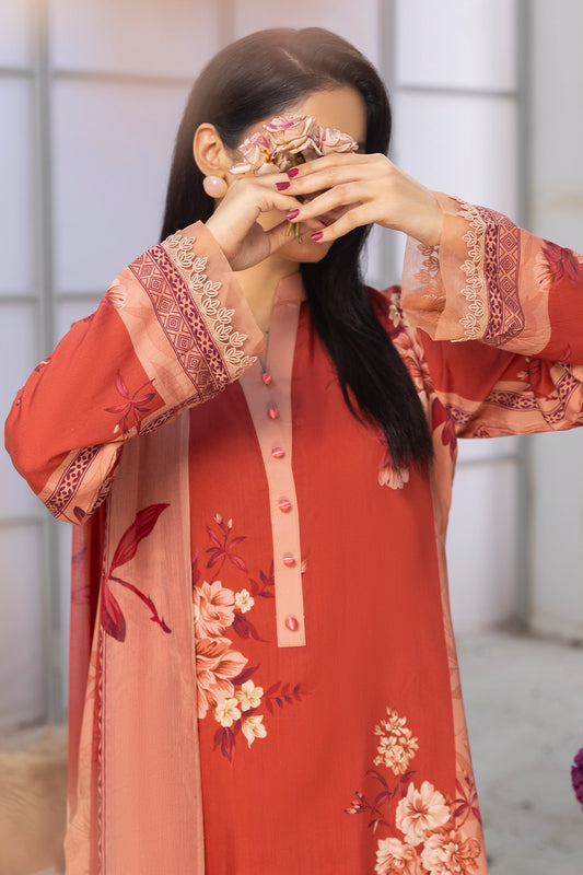 3 Piece - Digitally Printed Viscose - WD506