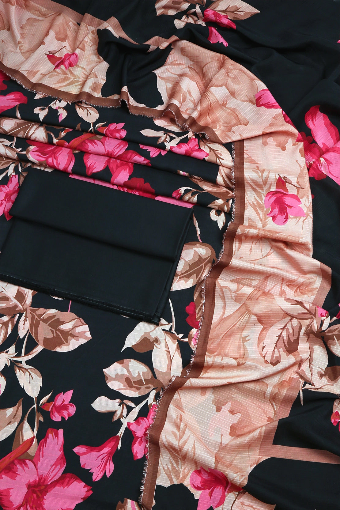 3 Piece - Digitally Printed Doriya Viscose - WD307
