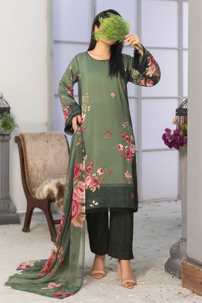 3 Piece - Digitally Printed Viscose - WD507