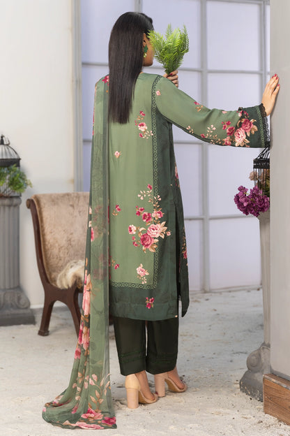 3 Piece - Digitally Printed Viscose - WD507