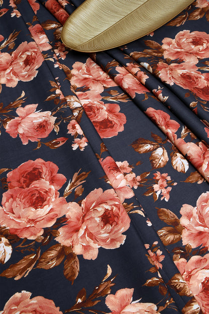 2 Piece - Digitally Printed Doriya Linen - WD608