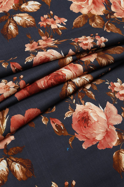 2 Piece - Digitally Printed Doriya Linen - WD608