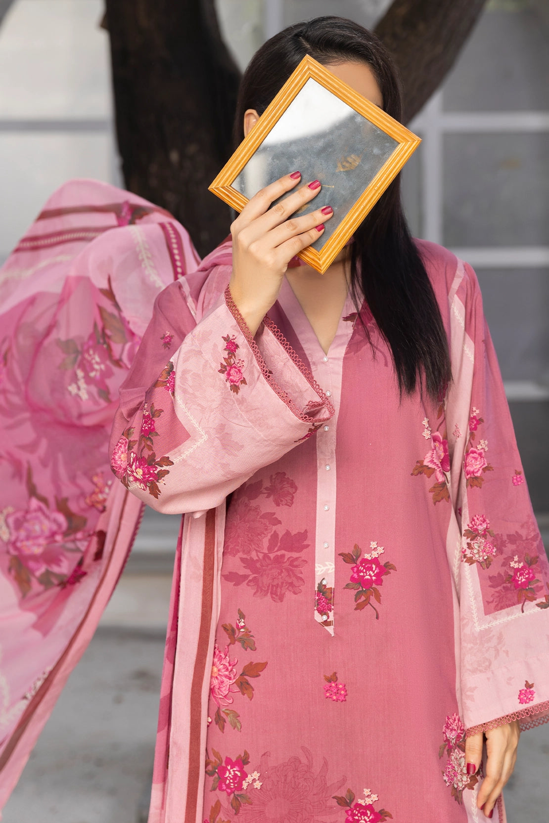 3 Piece - Digitally Printed Viscose - WD508