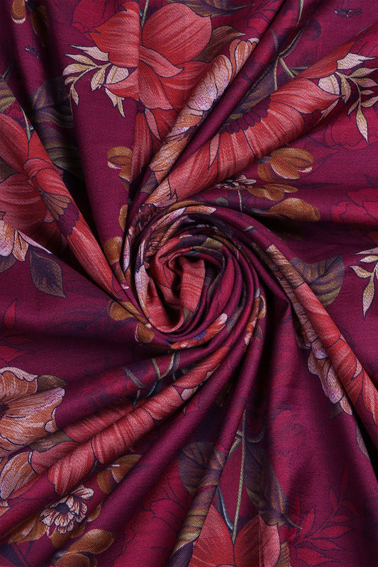 3 Piece - Digitally Printed Dhanak - WD109