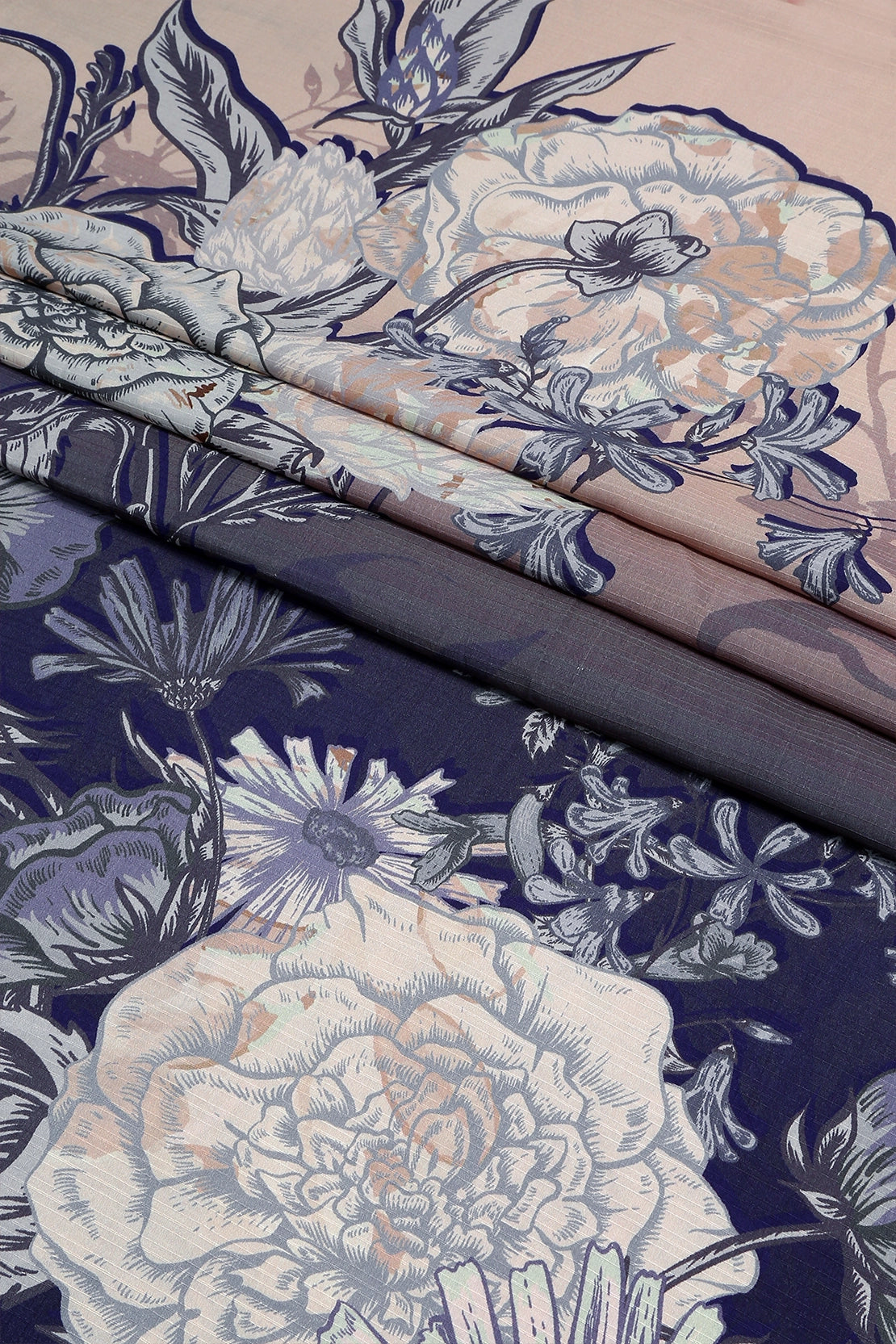 3 Piece - Digitally Printed Doriya Viscose - WD309
