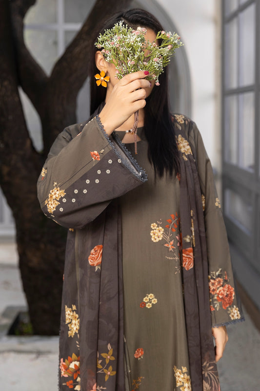 3 Piece - Digitally Printed Viscose - WD509