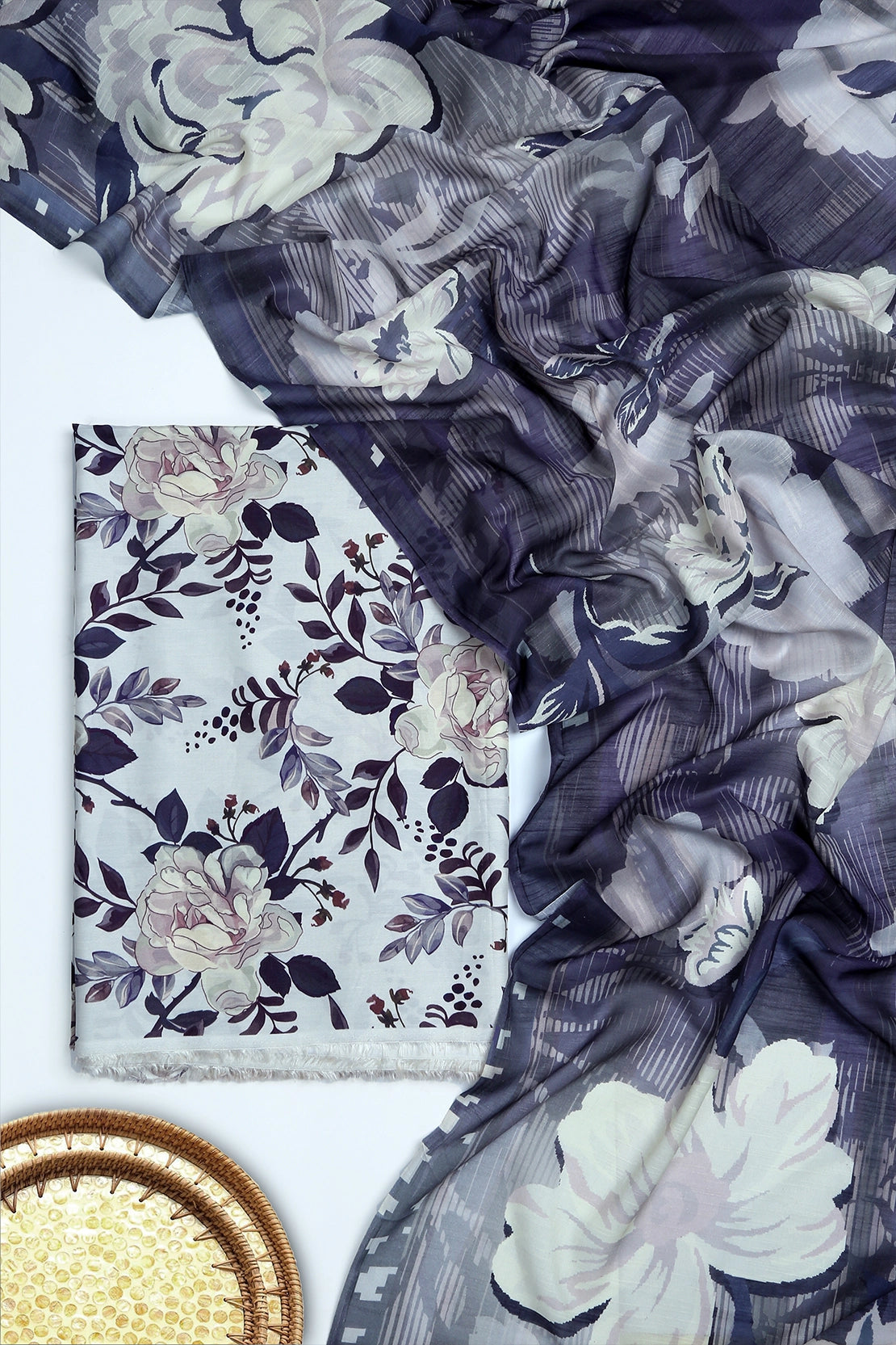 3 Piece - Digitally Printed Viscose - WD1010