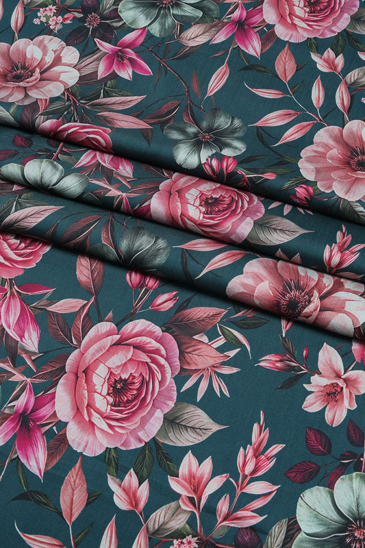 3 Piece - Digitally Printed Viscose - WD1003