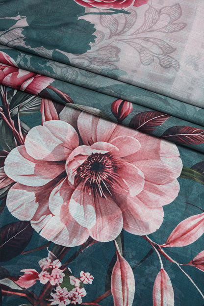 3 Piece - Digitally Printed Viscose - WD1003