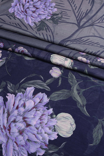 3 Piece - Digitally Printed Viscose - WD1006
