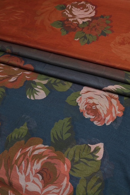 3 Piece - Digitally Printed Viscose - WD1008
