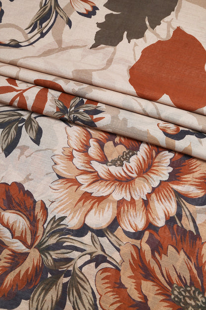 3 Piece - Digitally Printed Viscose - WD1009