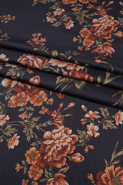 3 Piece - Digitally Printed Viscose - WD1009