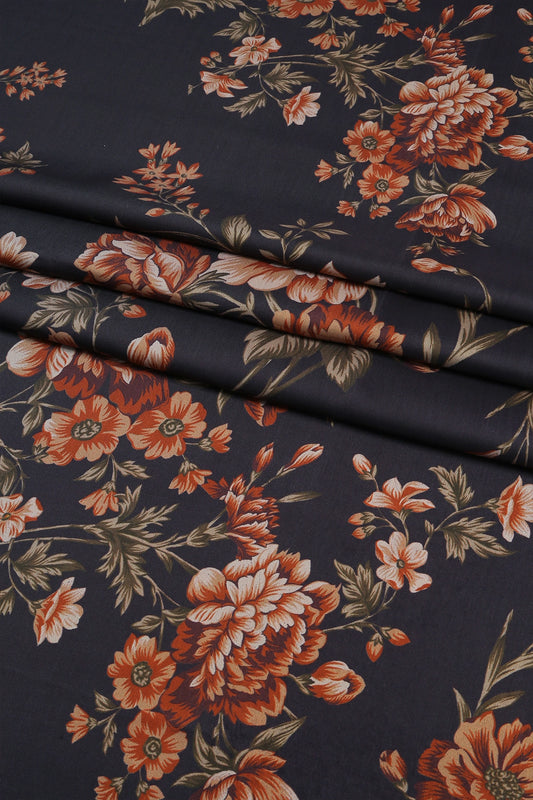 3 Piece - Digitally Printed Viscose - WD1009