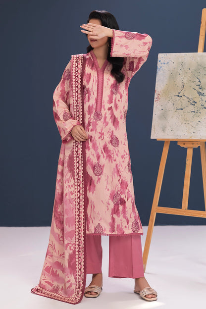 3 Piece - Embroidered Viscose - WD1103