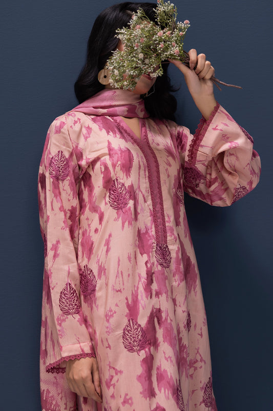 3 Piece - Embroidered Viscose - WD1103