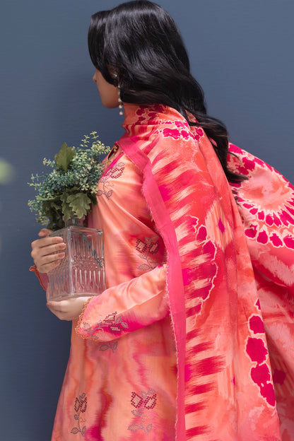3 Piece - Embroidered Viscose - WD1106