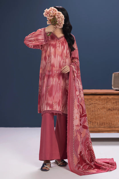 3 Piece - Embroidered Viscose - WD1107