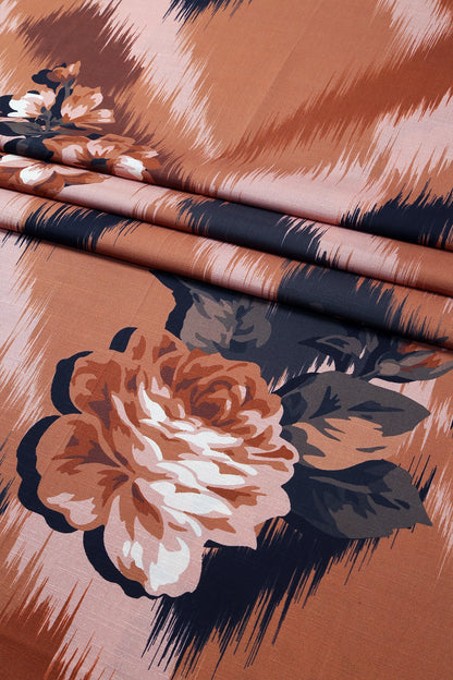 3 Piece - Digitally Printed Linen Slub - WD1204