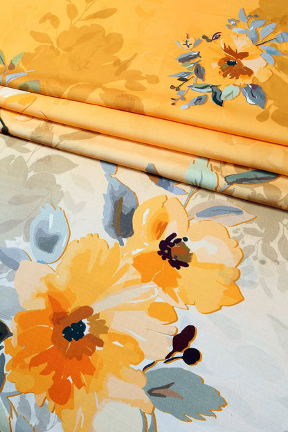 3 Piece - Digitally Printed Linen Slub - WD1206