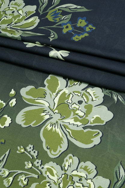3 Piece - Digitally Printed Linen Slub - WD1207