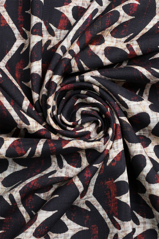 2 Piece - Digitally Printed Doriya Linen - WD1301