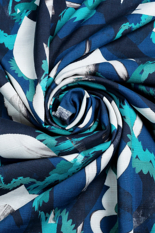 2 Piece - Digitally Printed Doriya Linen - WD1310