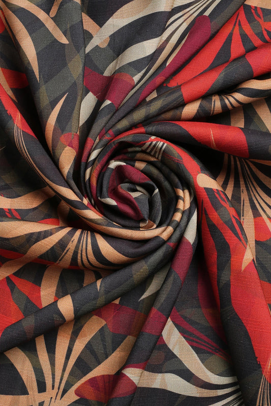 2 Piece - Digitally Printed Doriya Linen - WD1314
